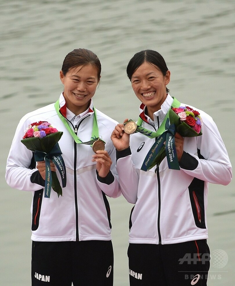 大村 柿崎組がカヌー女子カヤックペア500mで銅 アジア大会 写真1枚 国際ニュース Afpbb News