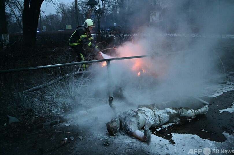 キエフでテレビ塔攻撃、5人死亡 ウクライナ当局