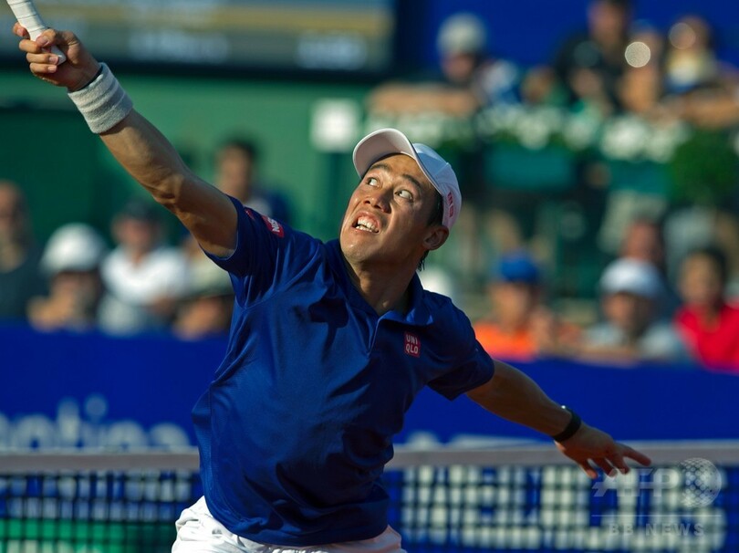 錦織が逆転で決勝進出、今季初優勝に王手 アルゼンチンOP