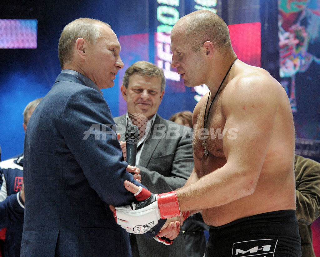 プーチン首相に異例のブーイング ロシアの格闘技大会で 写真3枚 国際ニュース Afpbb News