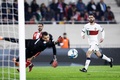 サッカー欧州選手権予選、グループJ、ルクセンブルク対ポルトガル。チーム3点目のゴールを決めるポルトガルのベルナルド・シウバ（右、2023年3月26日撮影）。(c)Kenzo TRIBOUILLARD/ AFP
