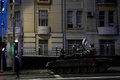 ロシア・ロストフナドヌーで、撤退の準備をする民間軍事会社ワグネル部隊（2023年6月24日撮影）。(c)STRINGER / AFP