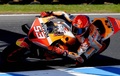 ロードレース世界選手権、第18戦オーストラリアGP、MotoGPクラス決勝に臨むレプソル・ホンダのマルク・マルケス（2022年10月16日撮影）。(c)Paul CROCK / AFP