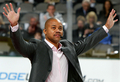 写真は、公開練習を訪れた俳優のキューバ・グッディング・ジュニア氏（%%Cuba Gooding Jr.%%）。(c)AFP/Getty Images Jim McIsaac