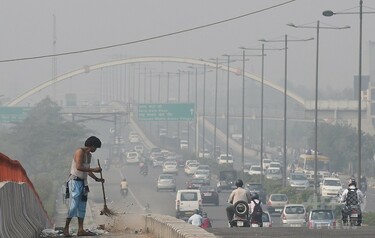 光の祝祭」で大気汚染が悪化、インド首都 写真2枚 国際ニュース：AFPBB