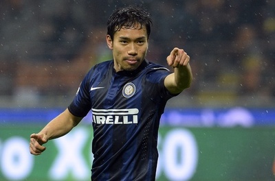 インテルはキエーボとドロー、長友が同点ゴール