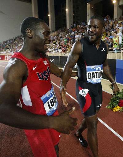 ガトリンが男子100メートルで優勝、ダイヤモンドリーグ