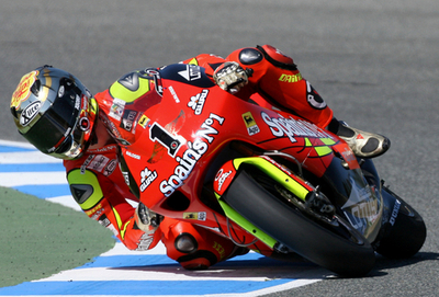 ＜07世界ロードレース選手権 第2戦＞ロレンゾ フリー走行1回目でトップに - スペイン