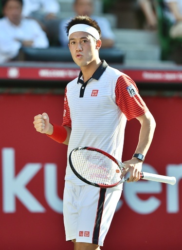 錦織がストレート勝ちで準決勝進出、ジャパンオープン