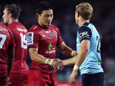 ワラタスがレッズ下す、五郎丸がスーパーラグビーデビュー