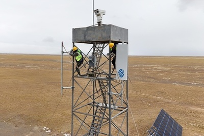 中国西部の無人地帯に2基目の5G基地局開設
