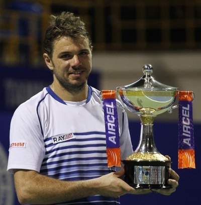 ワウリンカがチェンナイ・オープン連覇、全豪にはずみ