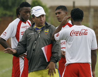 ＜サッカー 07南米ユース選手権＞エクアドル代表 チーム練習を行う - パラグアイ