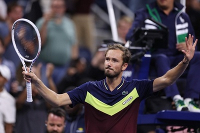 メドベージェフが3回戦進出 全米OP