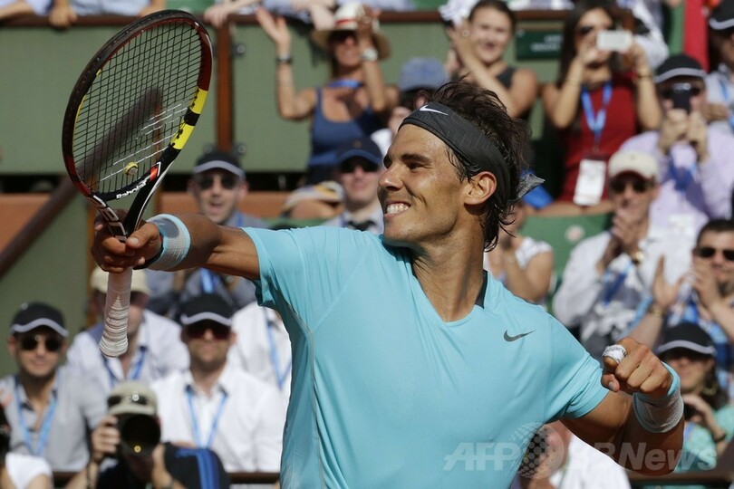 ナダル、マレーに完勝し決勝進出 全仏オープン