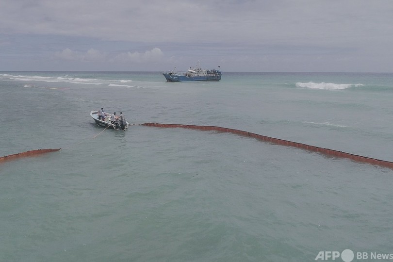 モーリシャス沖で中国漁船が座礁、燃料油130トン積載