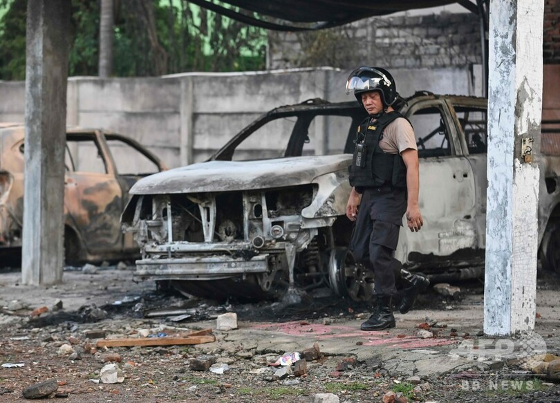 大統領再選への抗議デモで6人死亡 インドネシア首都