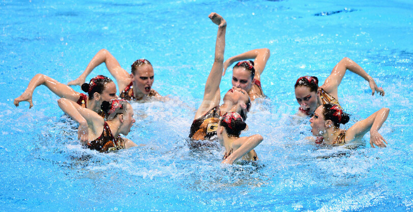 ロシアがシンクロナイズドスイミング・チームで4連覇