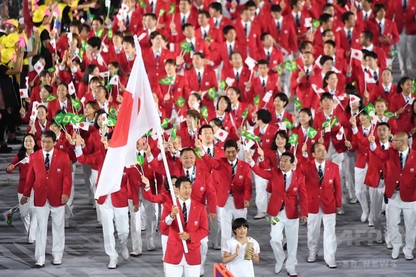 写真特集 リオ五輪 入場する日本選手団 写真19枚 国際ニュース Afpbb News