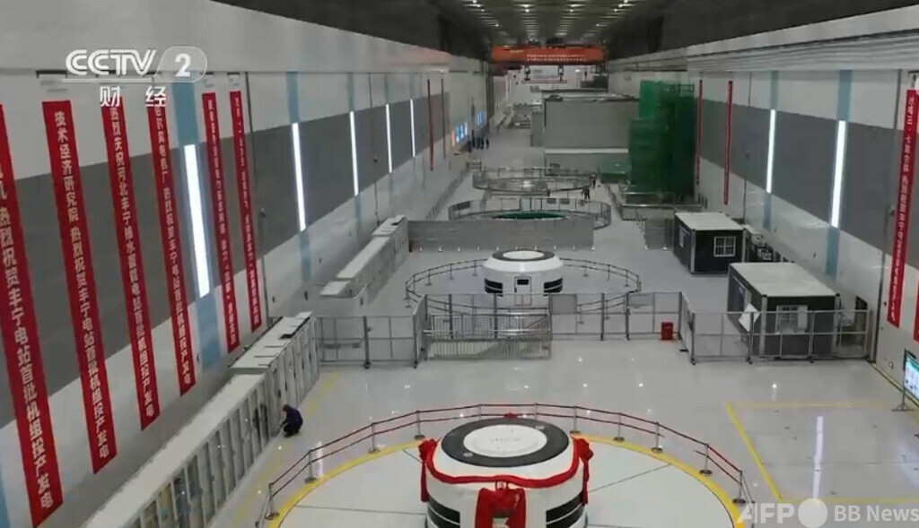 中国の揚水発電所 スーパー「充電器」に 写真1枚 国際ニュース:AFPBB News