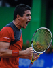 優勝を果たし歓喜するニコラス・アルマグロ。(c)AFP/MARCELO RUSCHEL