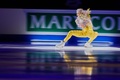 フィギュアスケート四大陸選手権、エキシビション。演技に臨む米国のアンバー・グレン（2023年2月12日撮影）。(c)Geoff Robins / AFP