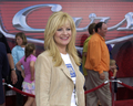 写真は上映会に出席した‘Sally Carrera’の声役ボニー・ハント（%%Bonnie Hunt%%）。(c)AFP/Getty Images Ken Charnock
