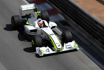 バリチェロがフリー走行1回目でトップに、モナコGP