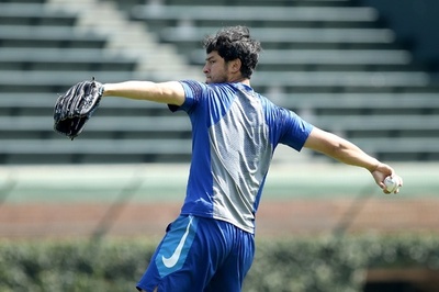 ダルビッシュがブルペンで投球、DLからの復帰を「楽観」