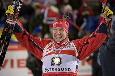 バイアスロン世界選手権 スベンセンが男子20キロメートルで優勝