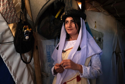 ISの奴隷から活動家へ、少数派ヤジディー教徒の少女 イラク