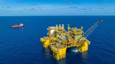 中国最大の海洋ガス田「深海1号」が完成 年産45億立方メートル