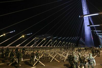 台湾軍、大規模演習で台北攻撃阻止を想定し「橋封鎖」
