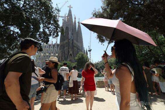 バルセロナで40.7度の最高気温観測 スペインで再び熱波