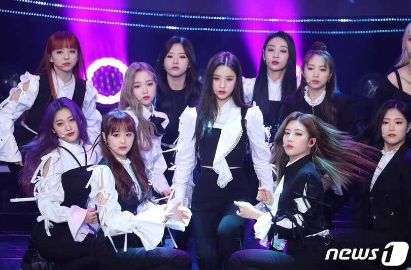 2019年3月19日、テレビ番組に出演した「今月の少女」メンバー(c)news1