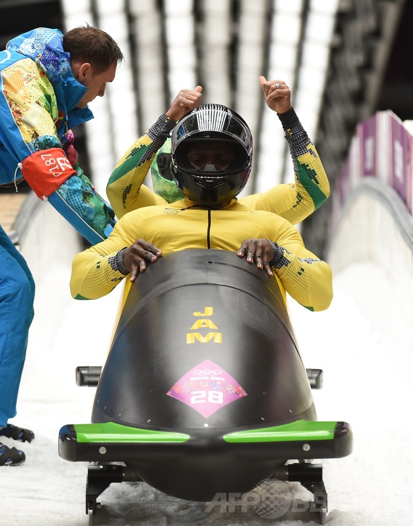 ボブスレーのジャマイカ代表、最下位で無念の3回戦敗退 ソチ五輪