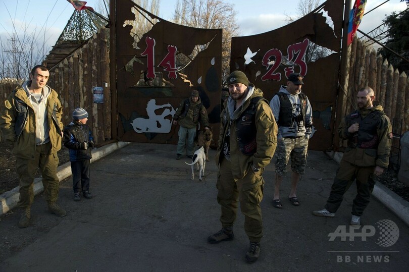 親ロシア派に連なるプーチン氏「公認」バイカー集団、ウクライナ