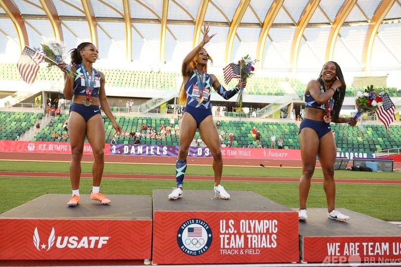 大麻で五輪出場禁止の陸上100m女王、米の現役・元選手が擁護