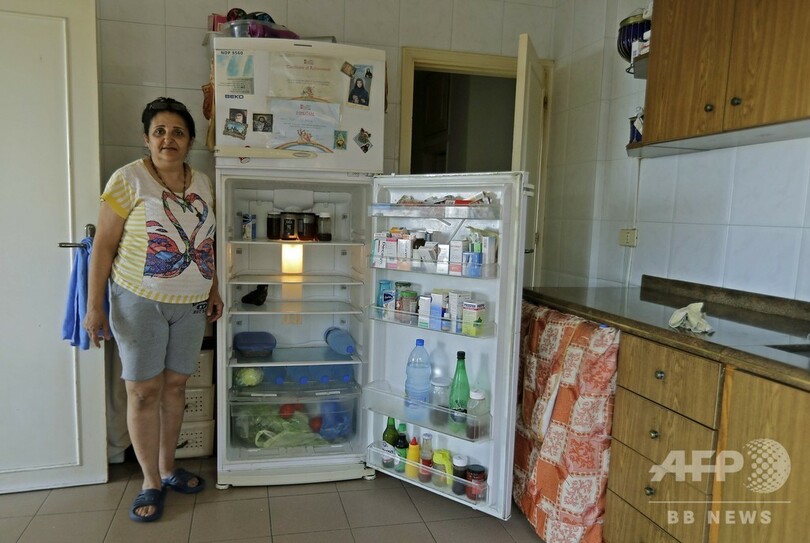 空になった冷蔵庫…レバノンの経済危機