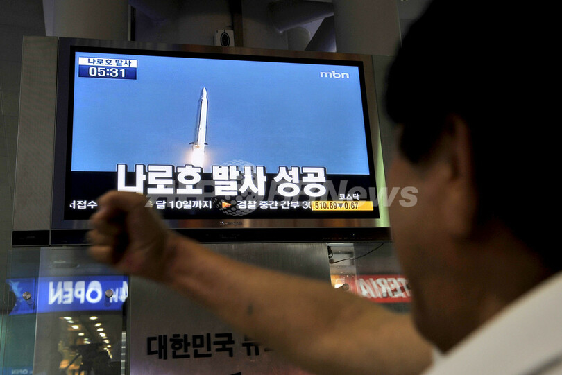 韓国初の人工衛星ロケット、打ち上げ成功 予定した軌道への衛星投入は失敗