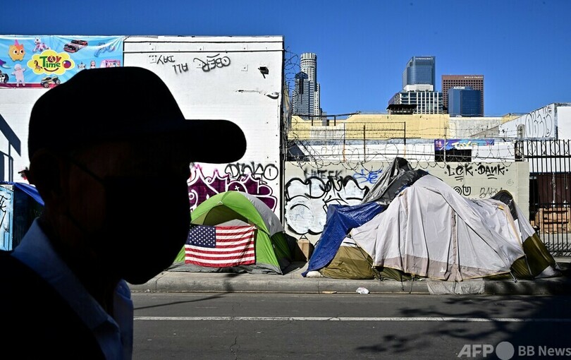 米カリフォルニア州のホームレス問題、数字で検証