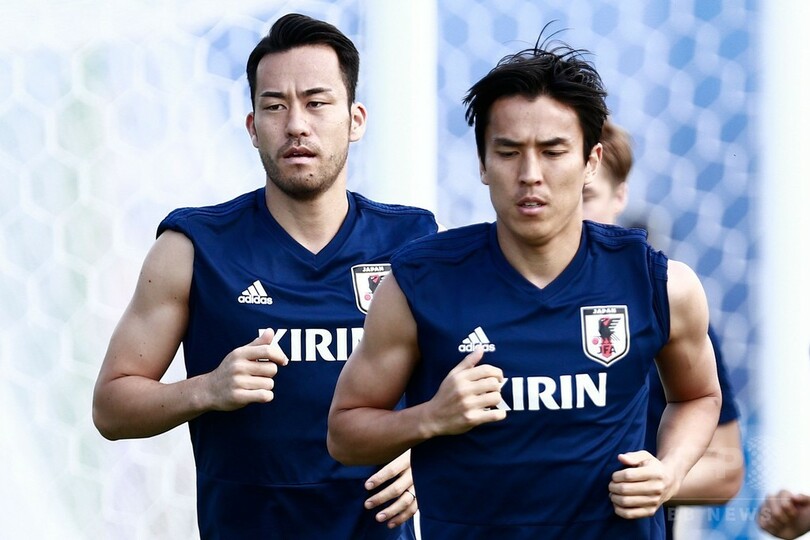 日本代表がキャンプ地で調整、2日にベルギー戦