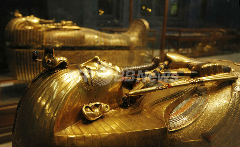 エジプト考古学博物館、ツタンカーメンの黄金の棺などの展覧会