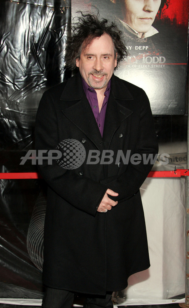 ジョニー・デップ 映画『スウィーニー・トッド フリート街の悪魔の理髪師』のプレミア上映会に登場