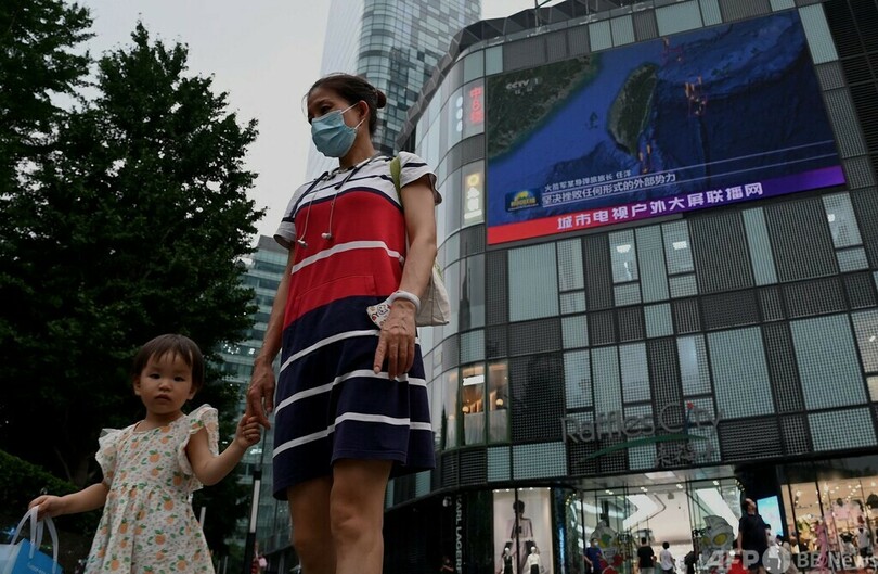 中国軍22機、台湾海峡の「中間線」越え 台湾国防部