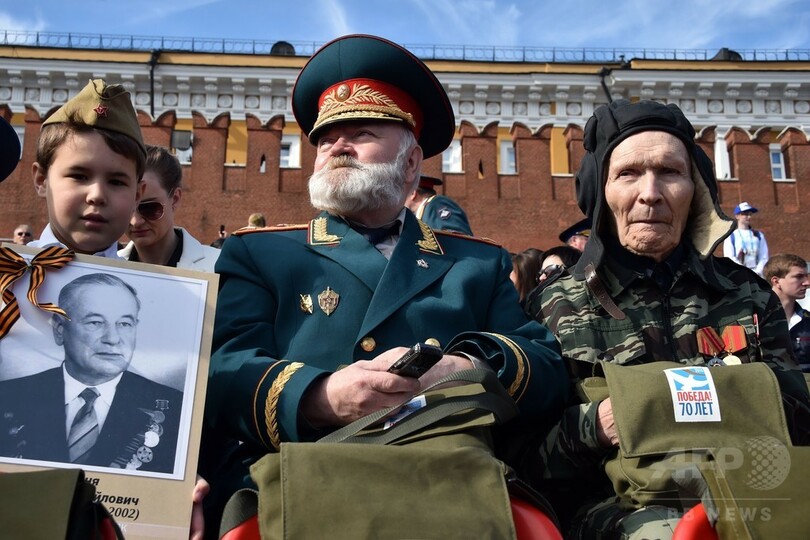 対ドイツ戦勝70年記念の大規模軍事パレード、ロシア