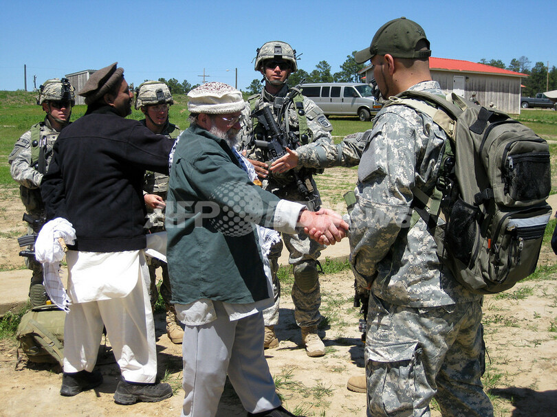 アフガニスタンをリアルに再現、米軍の訓練風景
