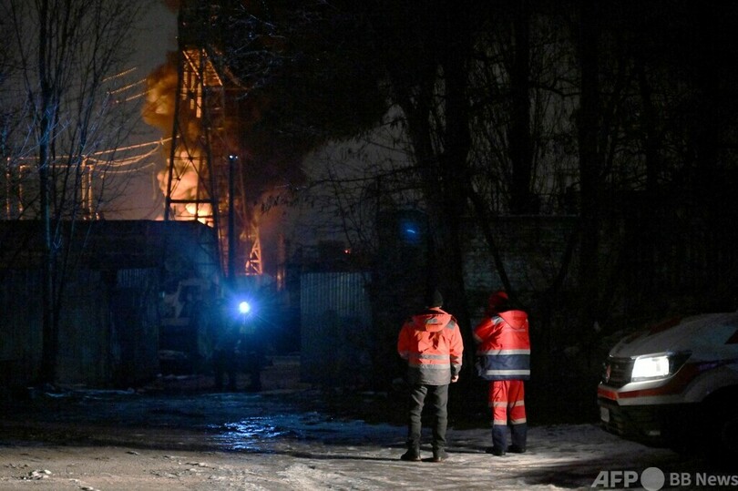 ウクライナ首都で未明に無人機攻撃 18機撃墜