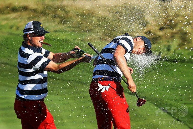 米国選抜がプレジデンツ杯V7、松山勝利の世界選抜退ける