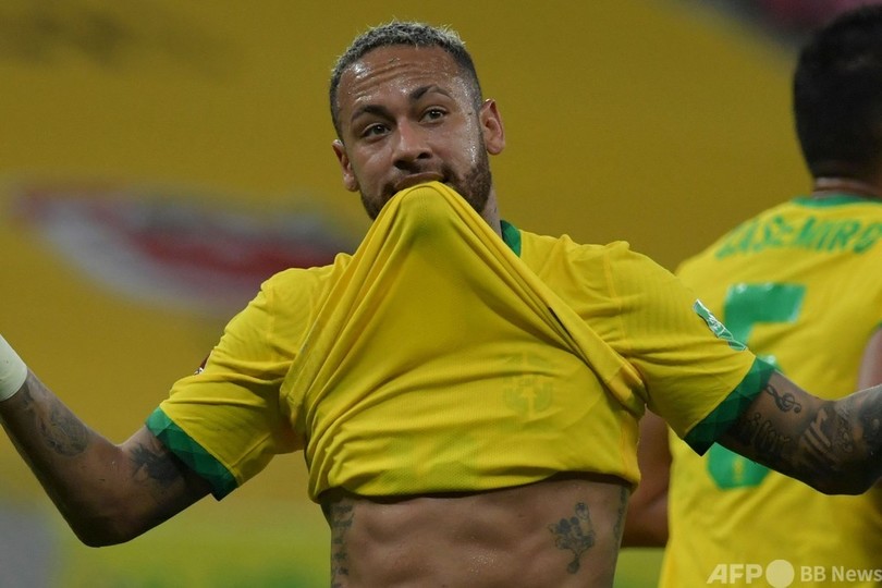 ネイマール得点のブラジルが無傷の8連勝  W杯南米予選